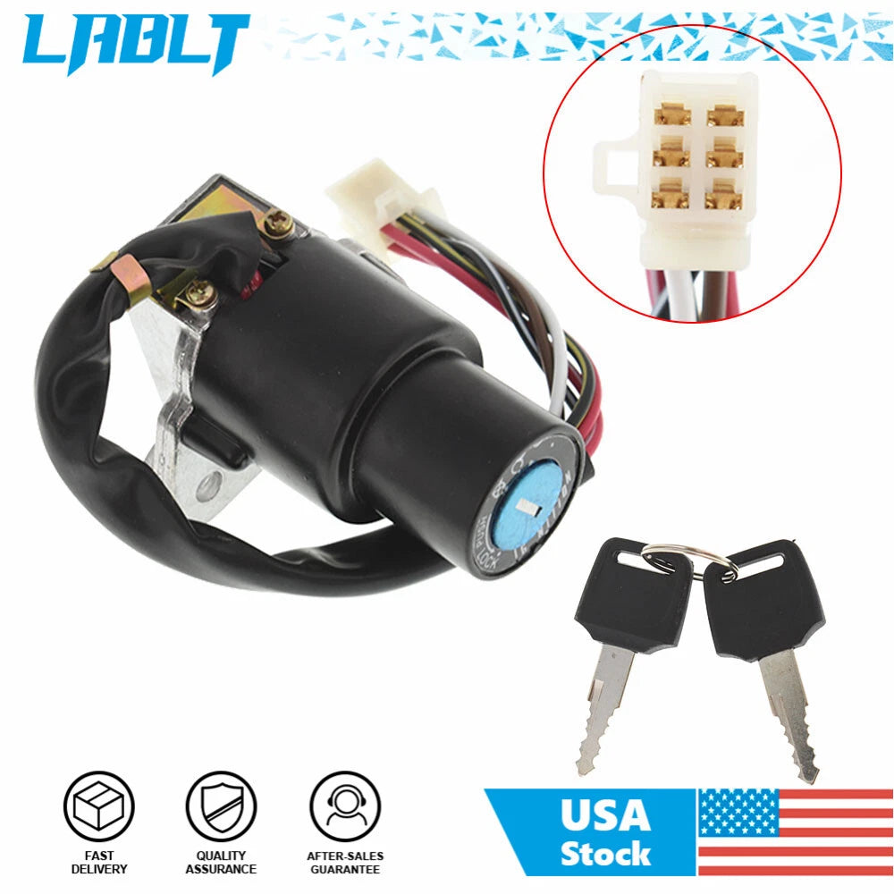 Ignition Key Switch for Kawasaki KLR650 (1987–2007)