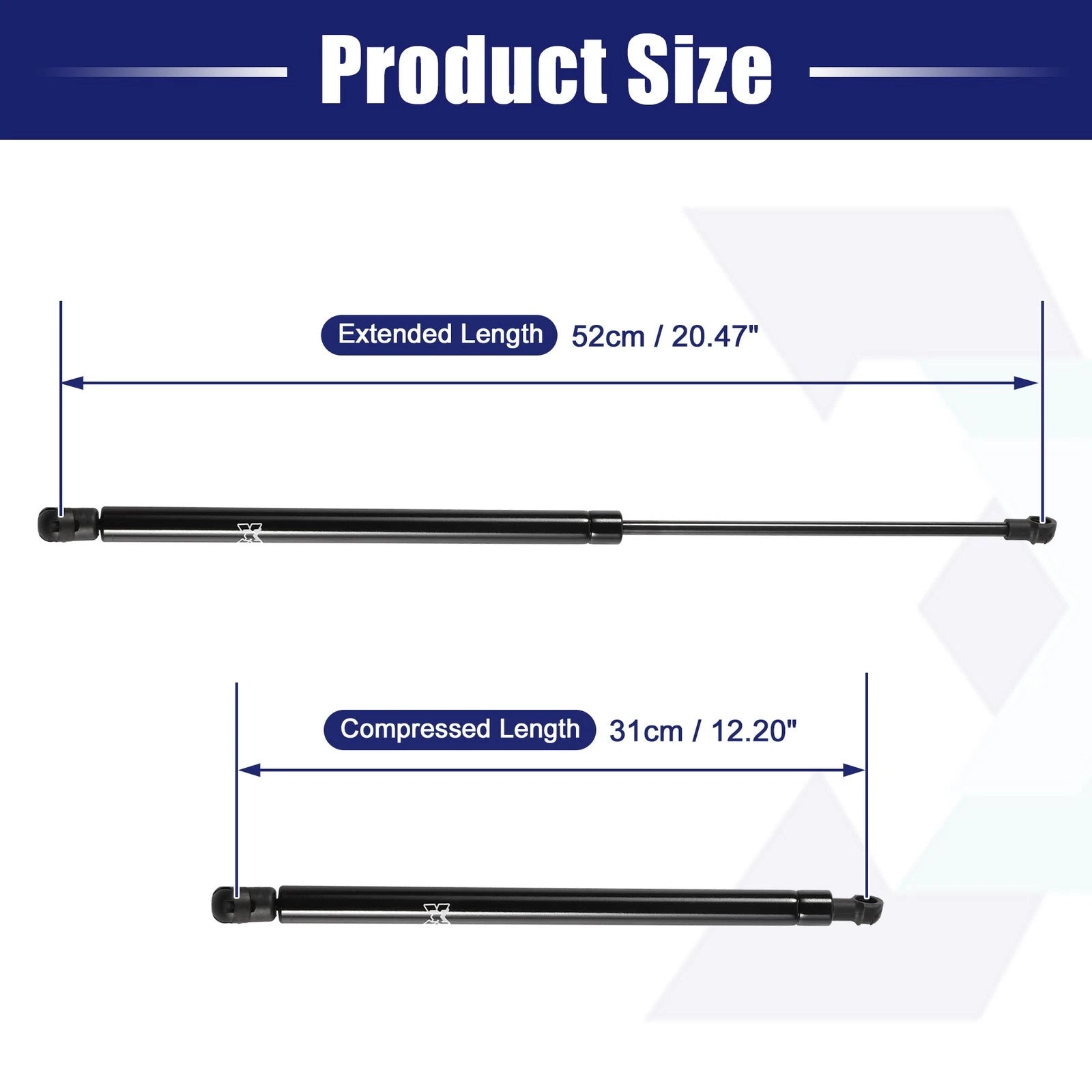 2pcs Front Hood Gas Lift Supports for Lexus RX350 (2010–2015)