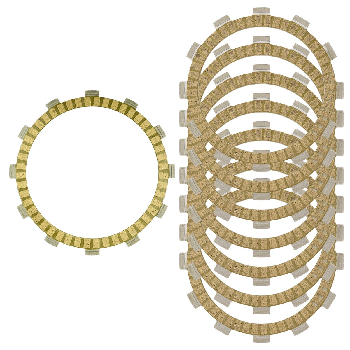 Clutch Friction Plates Replacement for Suzuki Tempter 650 GR650X (1983)