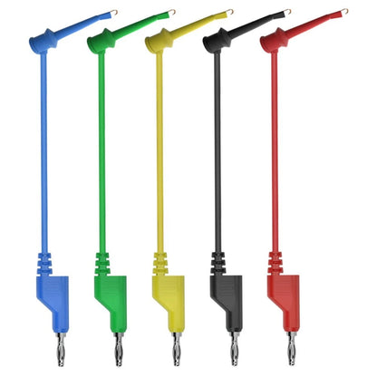 5Pcs Multimeter Leads 1m Wire Copper Nickel Plated Welding Connection