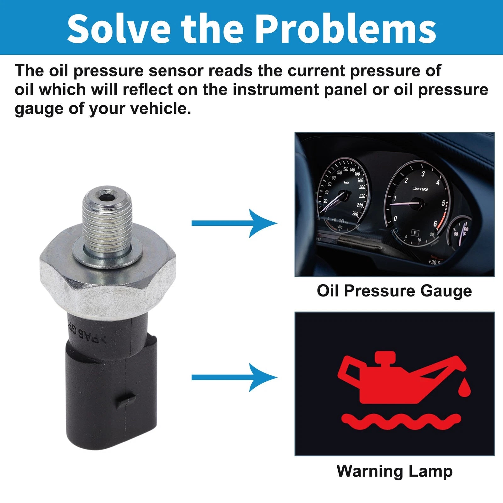 Engine Oil Pressure Sensor Replacement for Audi A3 (2006–2008)