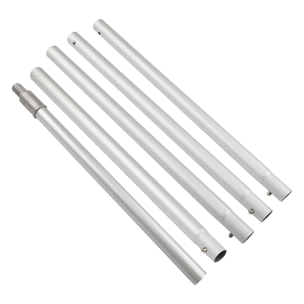 12ft Aluminum Extension Pole with Standard Threaded End for Attachments