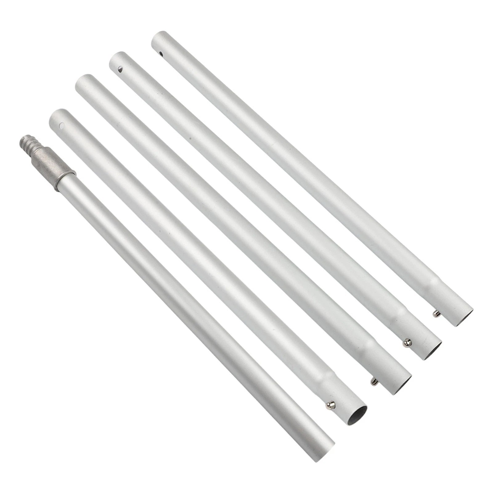 12ft Aluminum Extension Pole with Standard Threaded End for Attachments