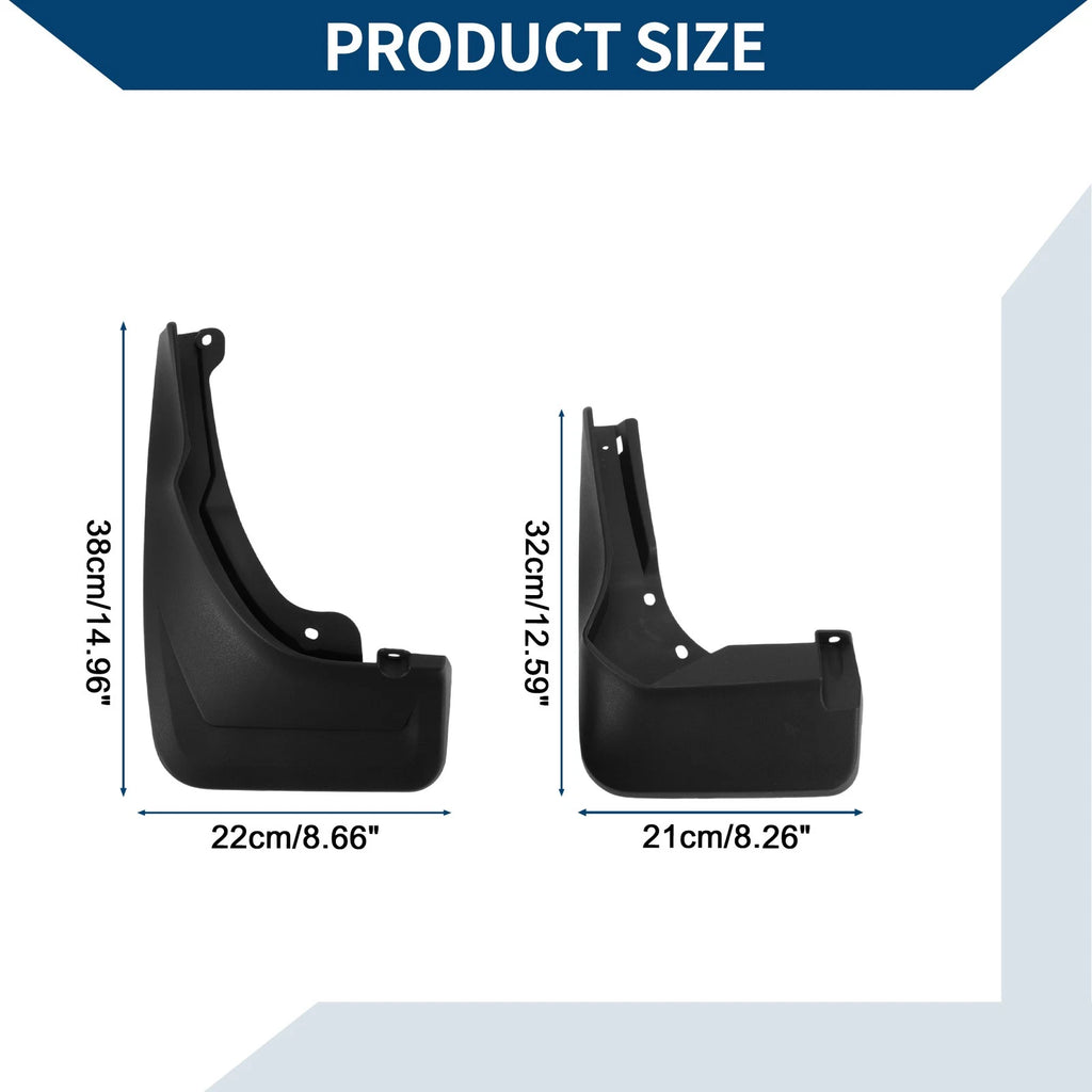 Mud Flaps Splash Guards 1 Set Replacement for Mercedes-Benz GLC (2023–2023)