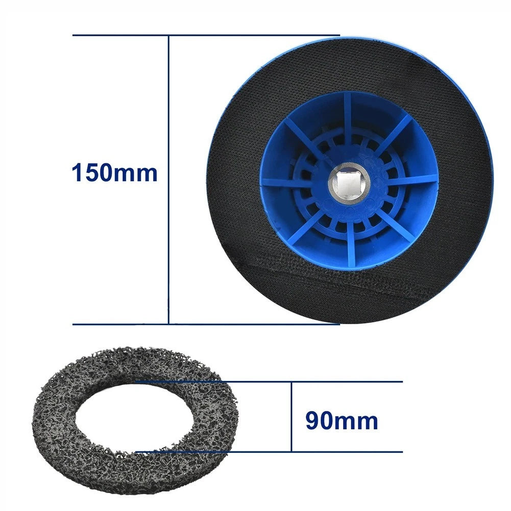 150mm Rust Grinding Wheel Hub Brush for Cordless & Air Drills