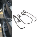 Set of 4 RHD Carbon Interior Window Switch Button Covers for Audi Q5 (2009–2017)