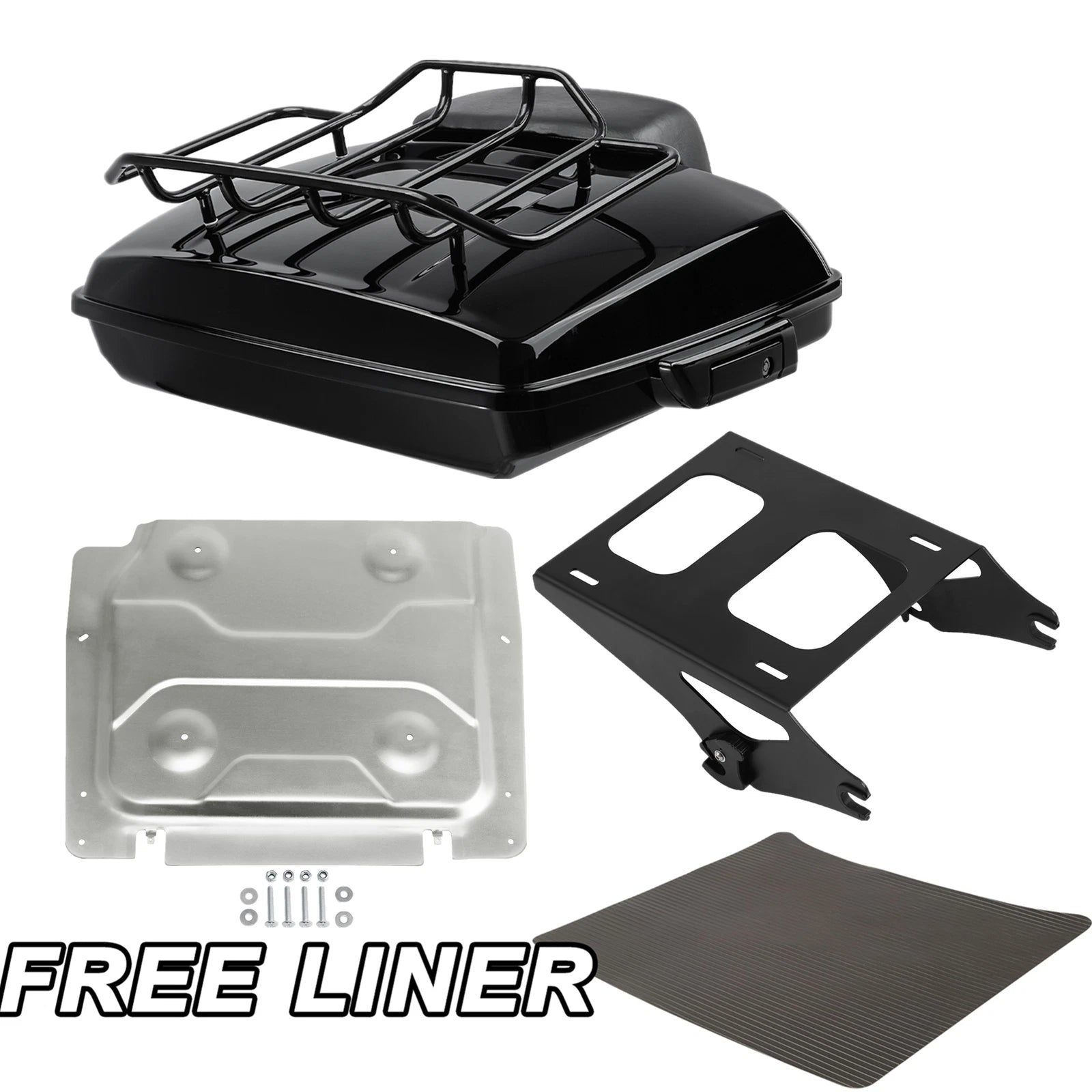 Trunk Pad Mount Rack Base Plate for Harley Electra Glide (2014–2026)