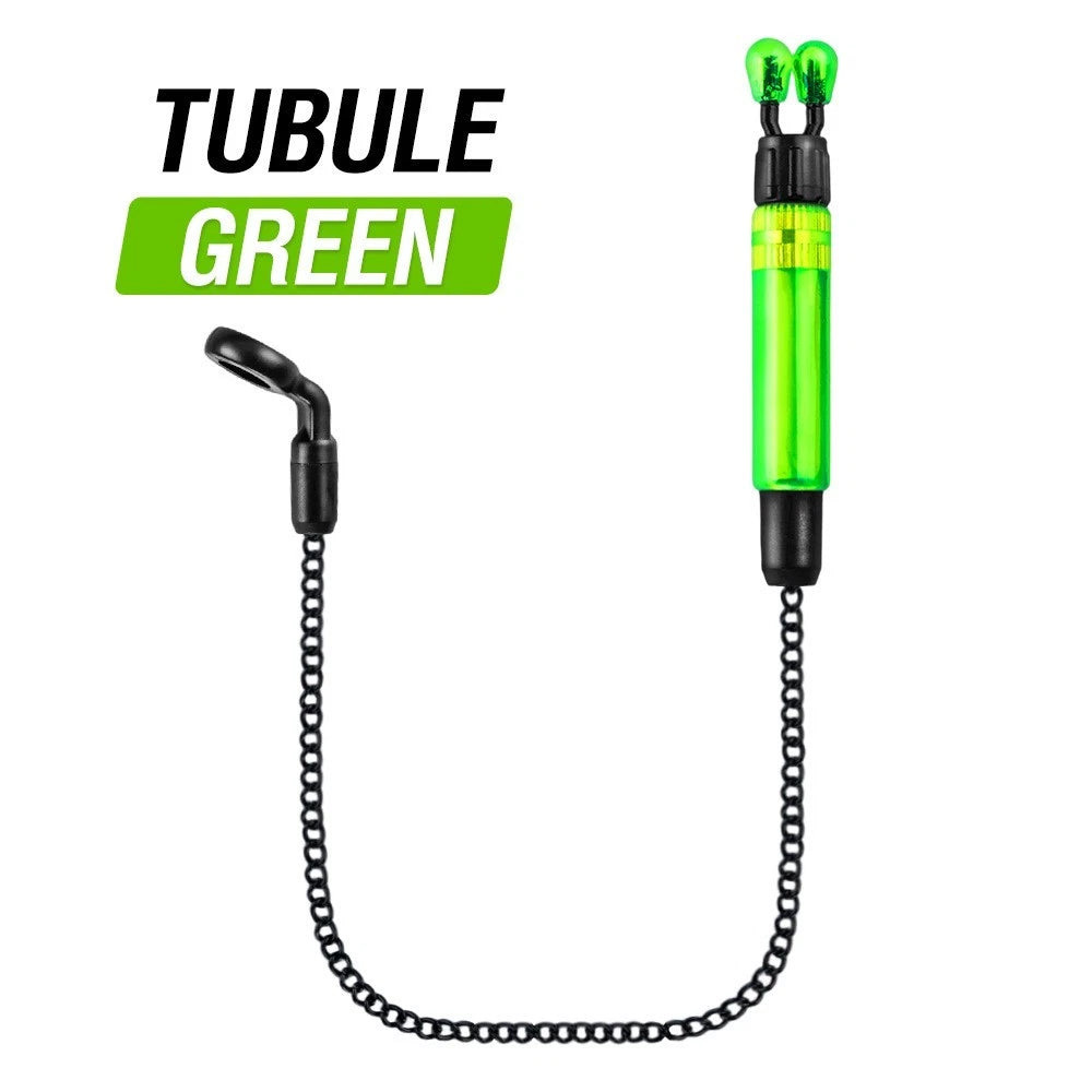 Carp Bite Alarm Indicator with Glow Rod Slot and Adjustable Clip