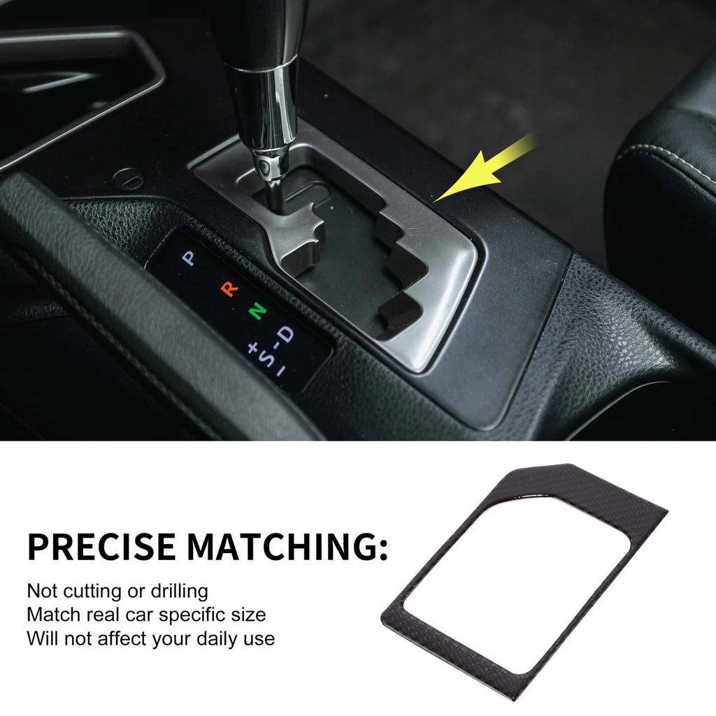 Gear Shift Box Panel Decal for Toyota Tundra (2014–2021) Black Carbon Fiber