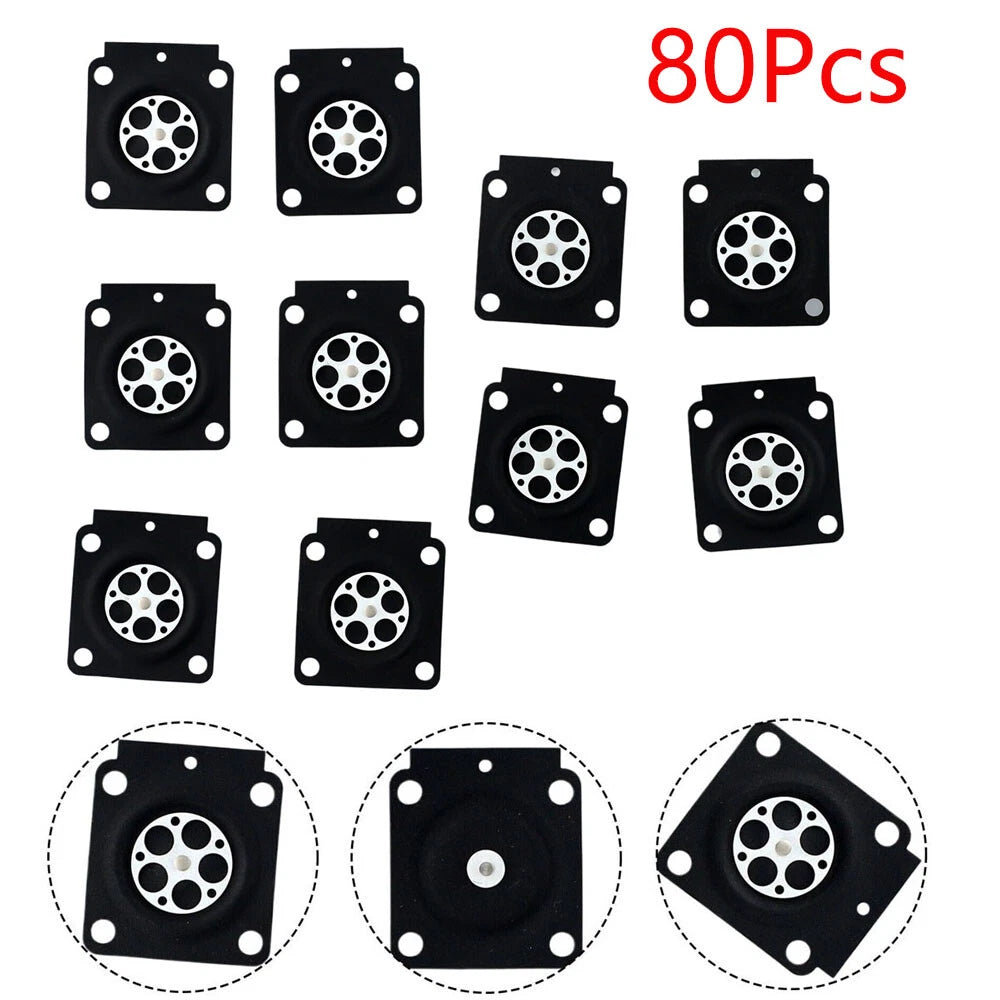 80Pcs Carburetor Metering Diaphragm for Stihl FS38 FS85 (ZAMA A015053)