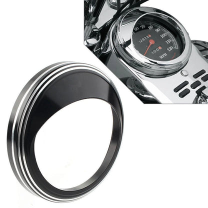 Speedometer Gauge Bezel Covers Trim Ring Visor for Harley Road Glide Custom