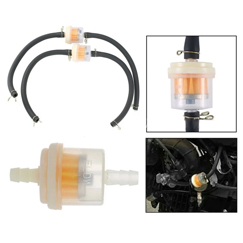 2X 6mm Fuel Filter Hose for Motorcycles and ATVs (Universal)