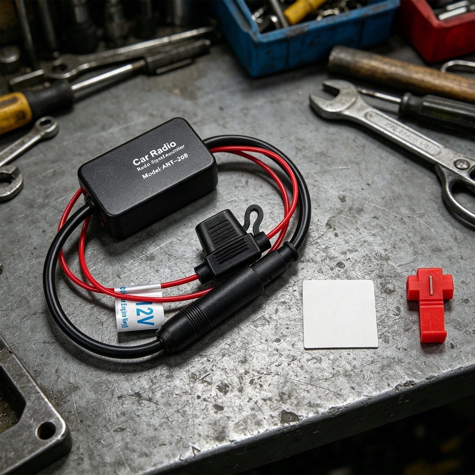 Antenna Booster for Car FM&AM (Motorized)