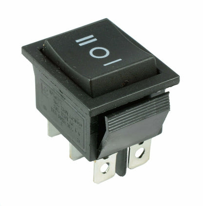 Snap In Installation Rocker Switch with Pole Throw Contact