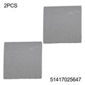2X Door Panel Cover-Plug 51417025647 for BMW 7 Series E65 E66 (2002–2008) Grey