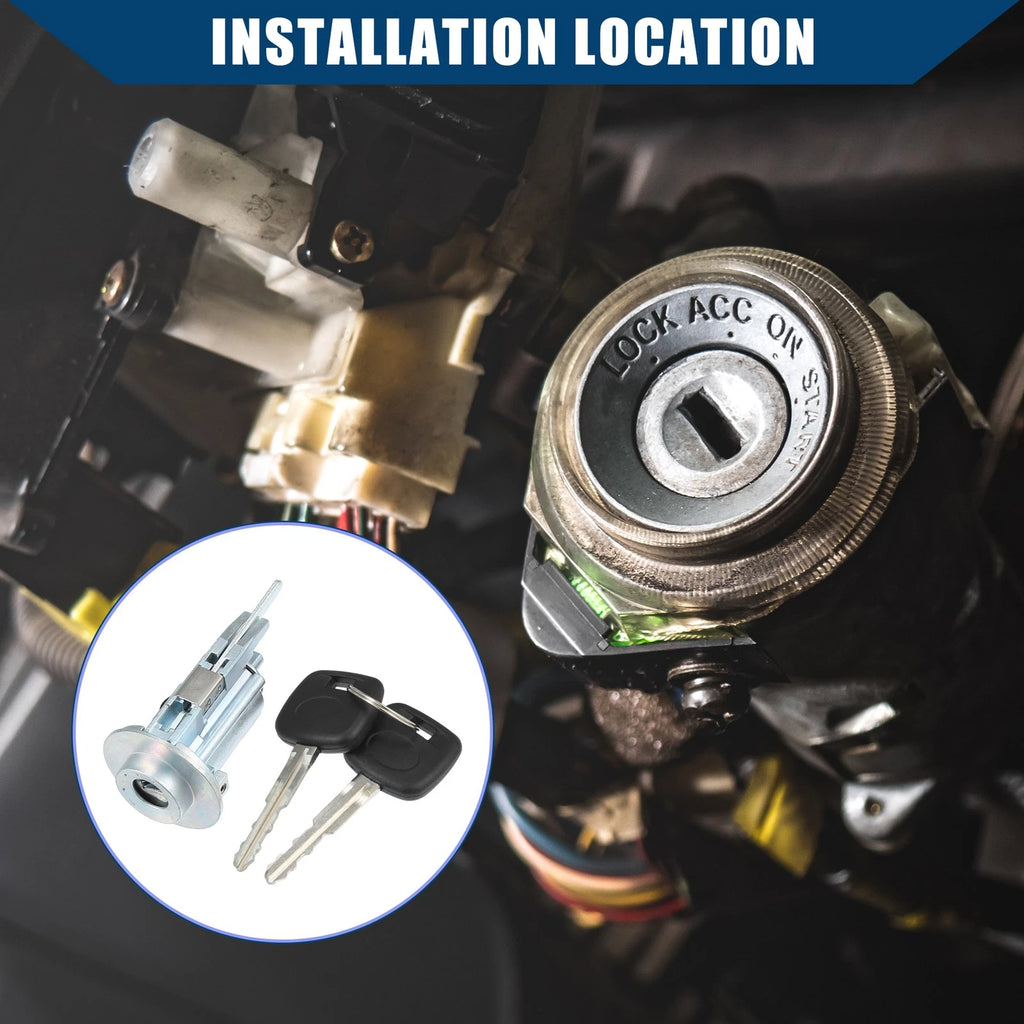 Ignition Switch Starter with Keys Replacement Kit for Toyota Camry (2007–2018)