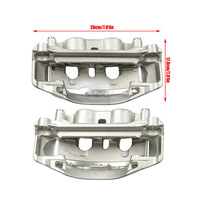 Set of 2 Rear Left & Right Brake Calipers for Chevrolet Express 3500 (2010–2020)