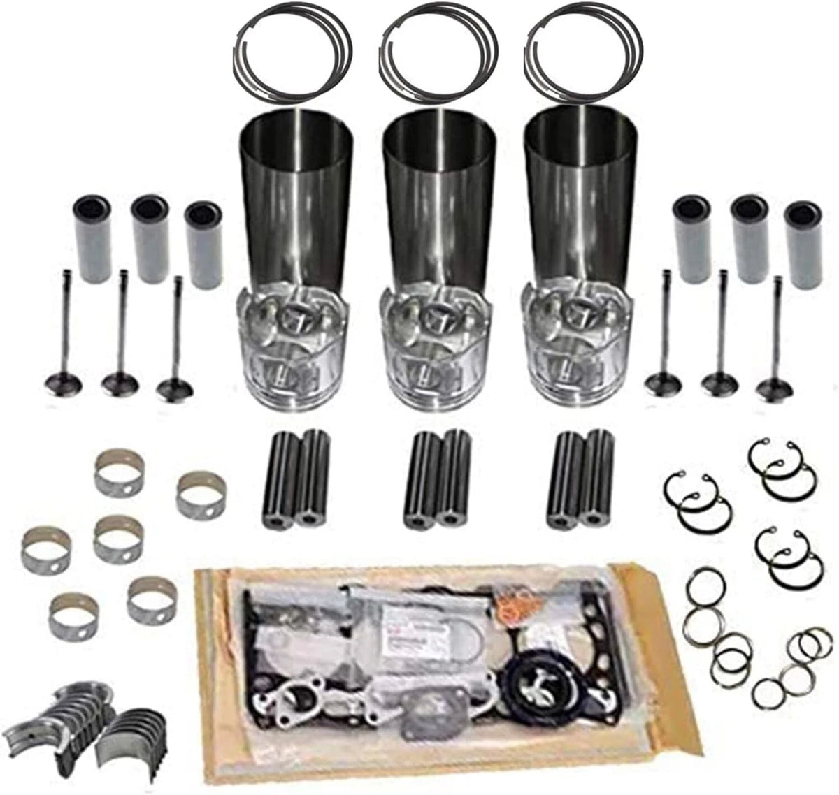 Piston Rebuild Kit for Mitsubishi K3G Caterpillar MM35 MM30