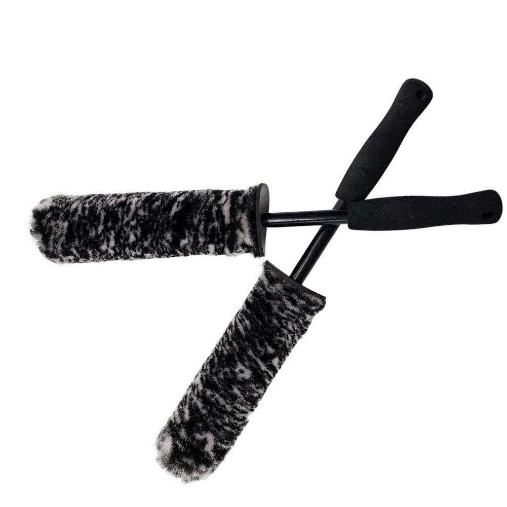 Car Rim For Cleaning Brushes 2 pcs Microfiber 40x3cm + 45x7cm for Detailing
