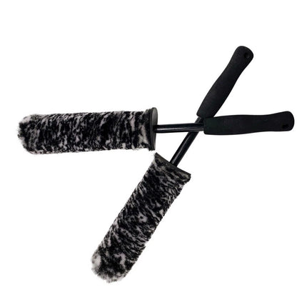 Car Rim For Cleaning Brushes 2 pcs Microfiber 40x3cm + 45x7cm for Detailing