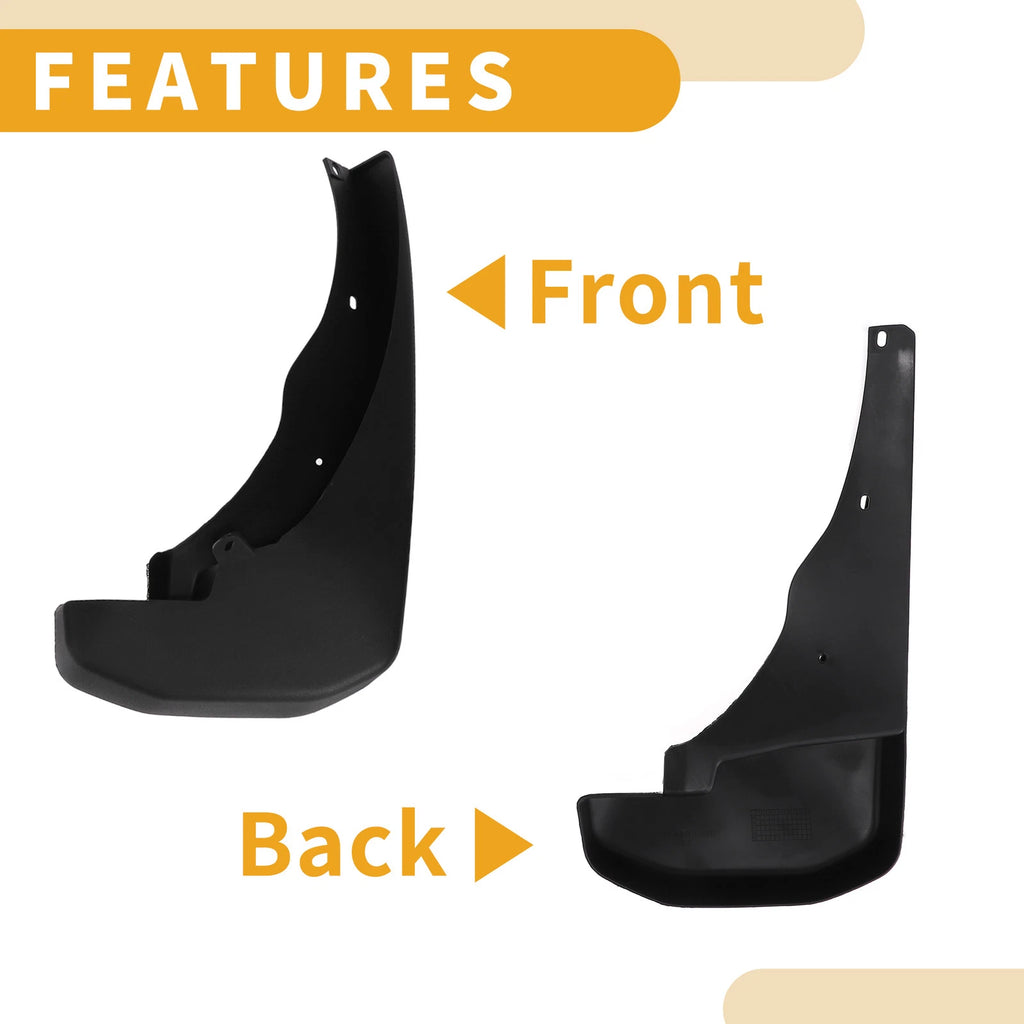 Mud Flap Splash Guard Set for Nissan Navara (2005–2016)