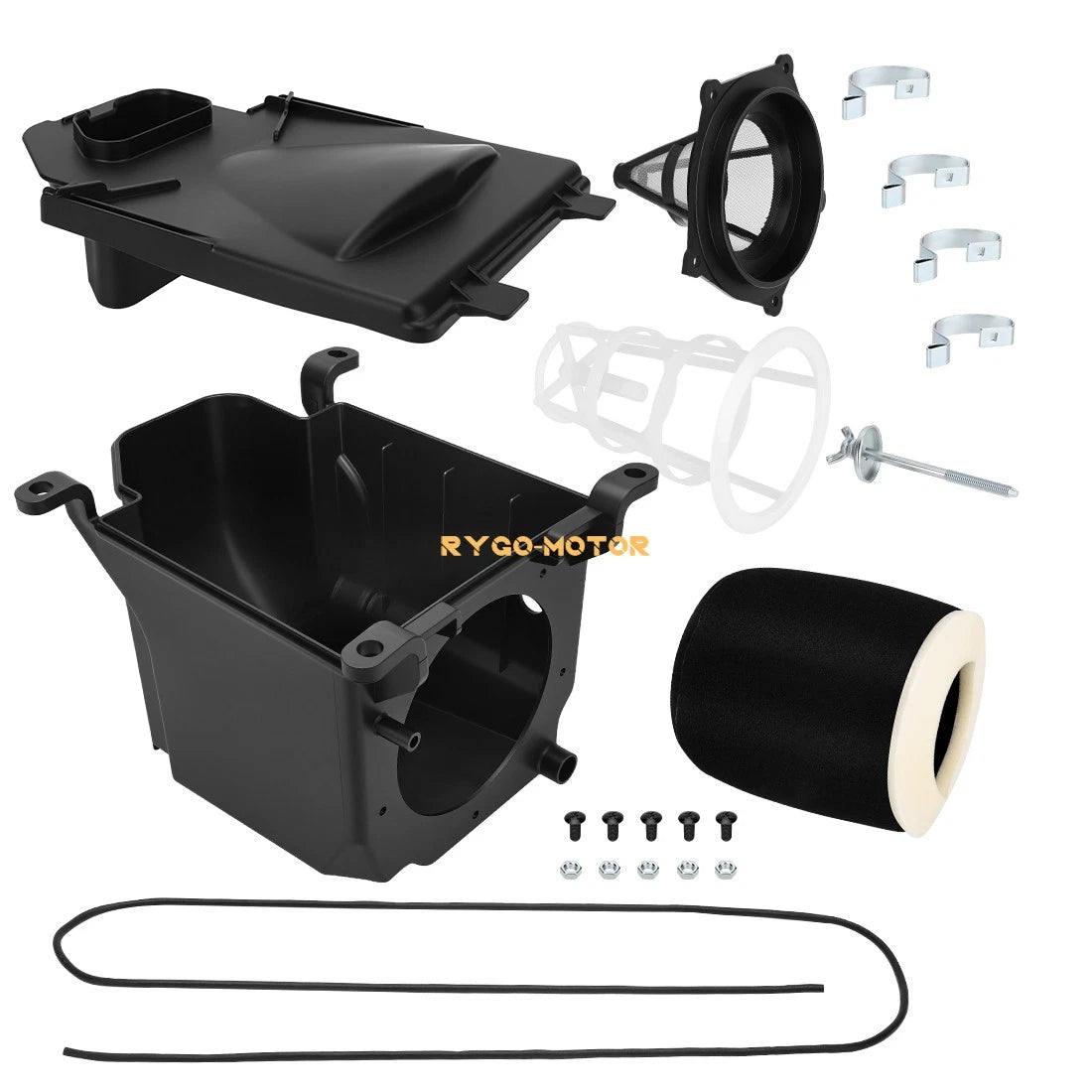 Air Filter Cage Guide Box Cleaner Case with Lid Seal for Yamaha YFZ450 (2004–2013)