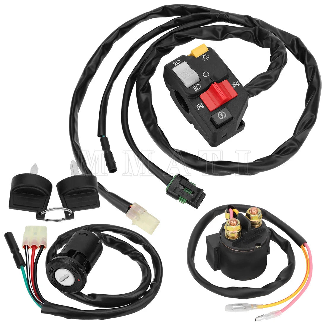 Handlebar Ignition Key Switch w/Relay for Honda Sportrax 250 TRX250EX (2001–2005)