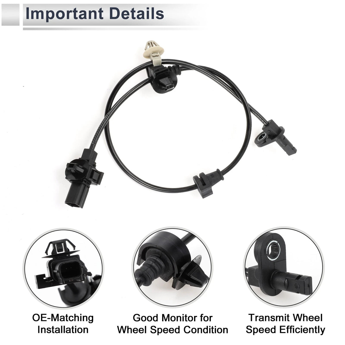 ABS Wheel Speed Sensor No. 57475SZTG01 for Honda CR-Z (2011–2016)