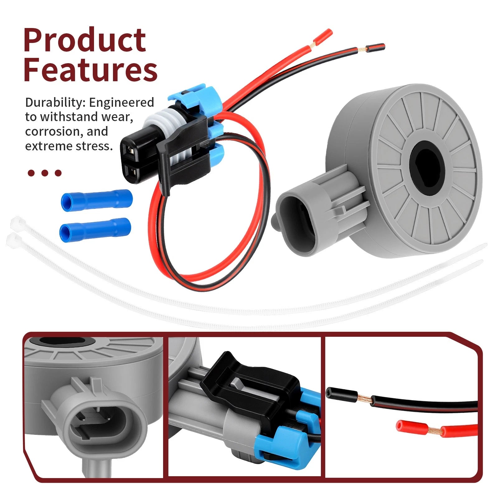 Gear Position 2Pin Rotary Switch & Harness for Polaris General XP 4 1000 (2016–2023)