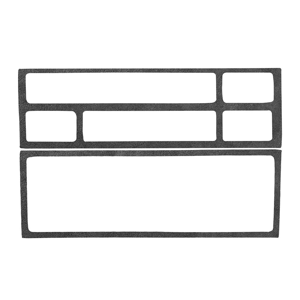 2X Black Console Radio CD Panel Trim for BMW 3 Series E36 (1991–1999)