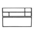 2X Black Console Radio CD Panel Trim for BMW 3 Series E36 (1991–1999)