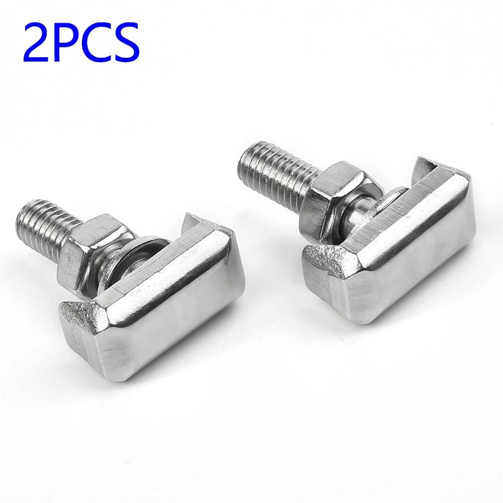 Battery 2pcs T-Bolts Cable Terminal Connectors Replace #6X0915138