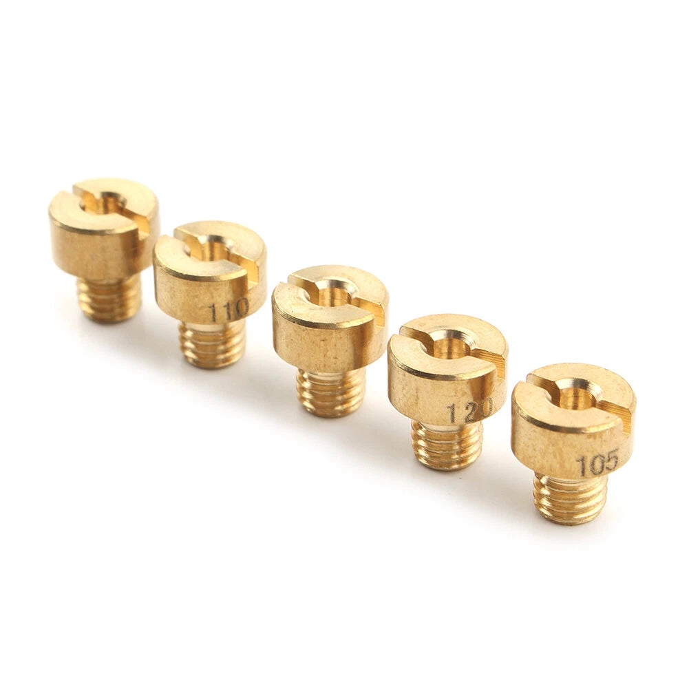 5pcs Main Jets Set for Mikuni VM22 VM24 VM26 VM30 Carburetor (125-200cc)