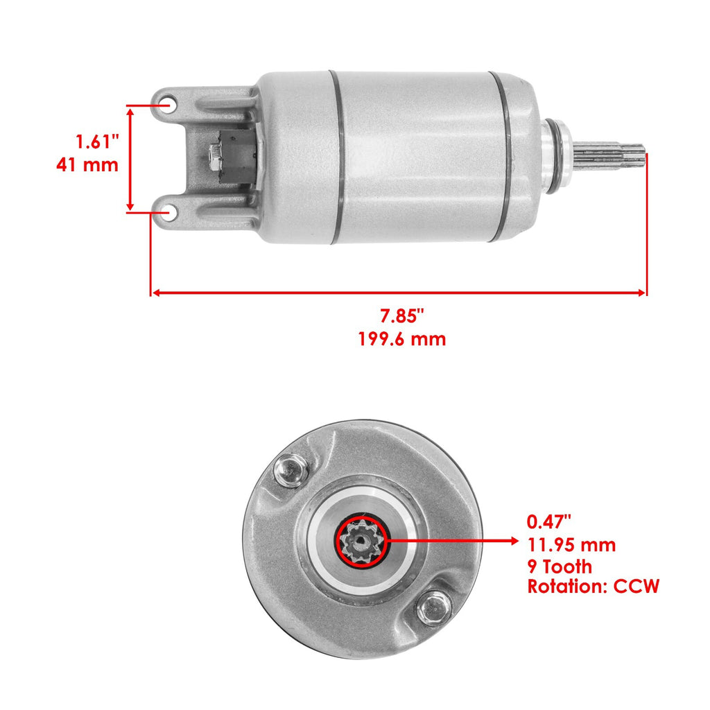 Starter Motor Assembly Replacement for Honda Talon 1000X (2019–2024)