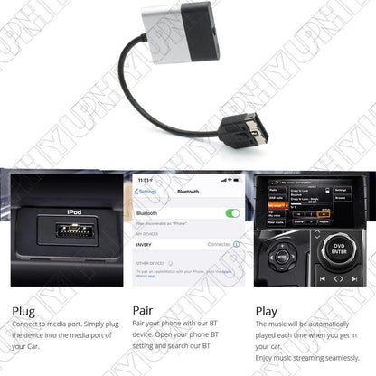 30 Pin Bluetooth AUX Adapter for Land Rover LR4 (2010–2016)