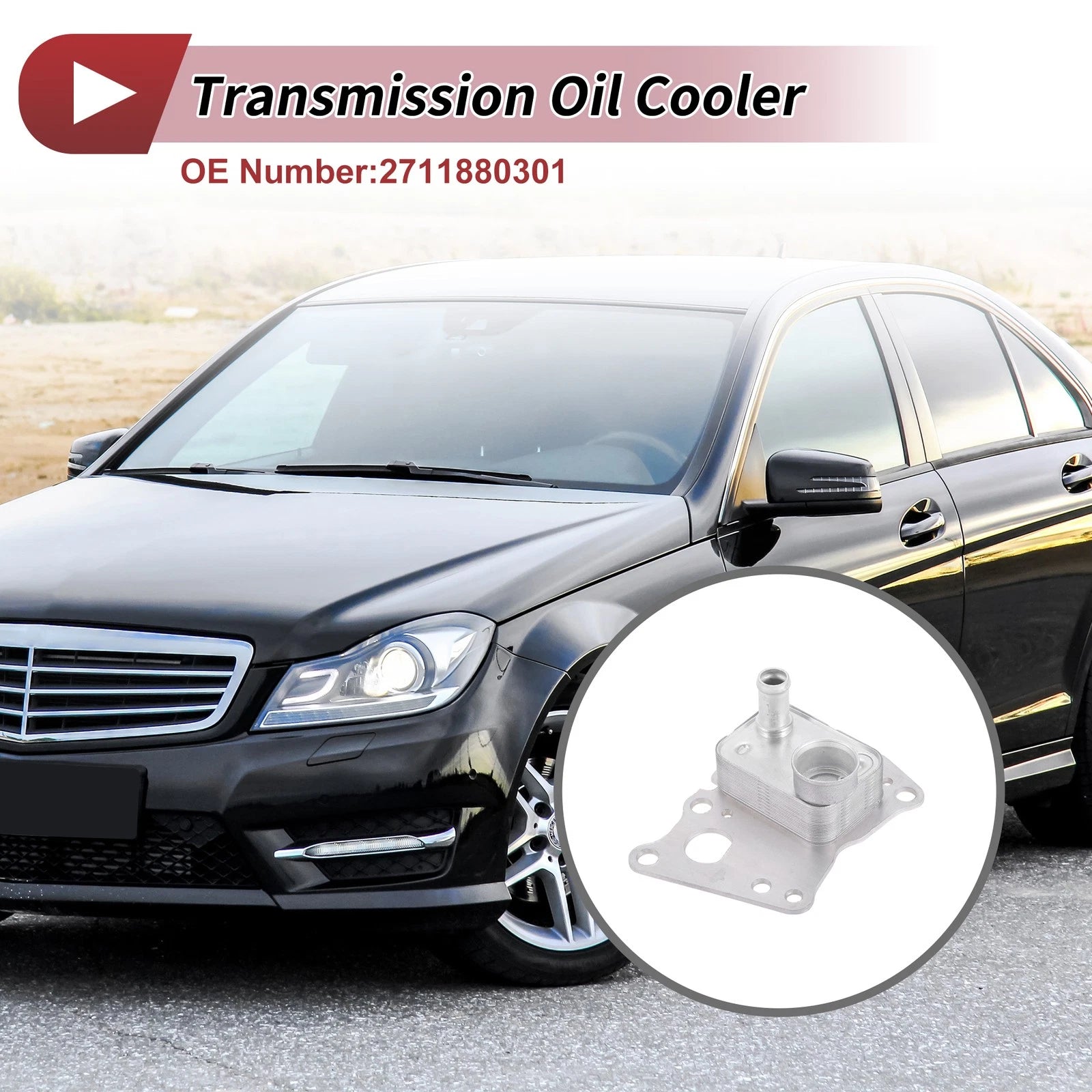 Engine Oil Cooler Replacement for Mercedes-Benz W204 C250 2012–2014