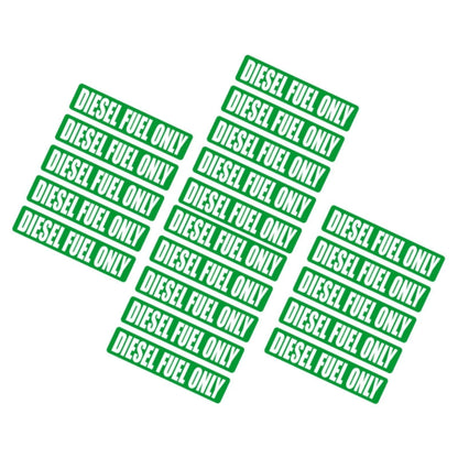 20x "Diesel Fuel Only" - decal stickers