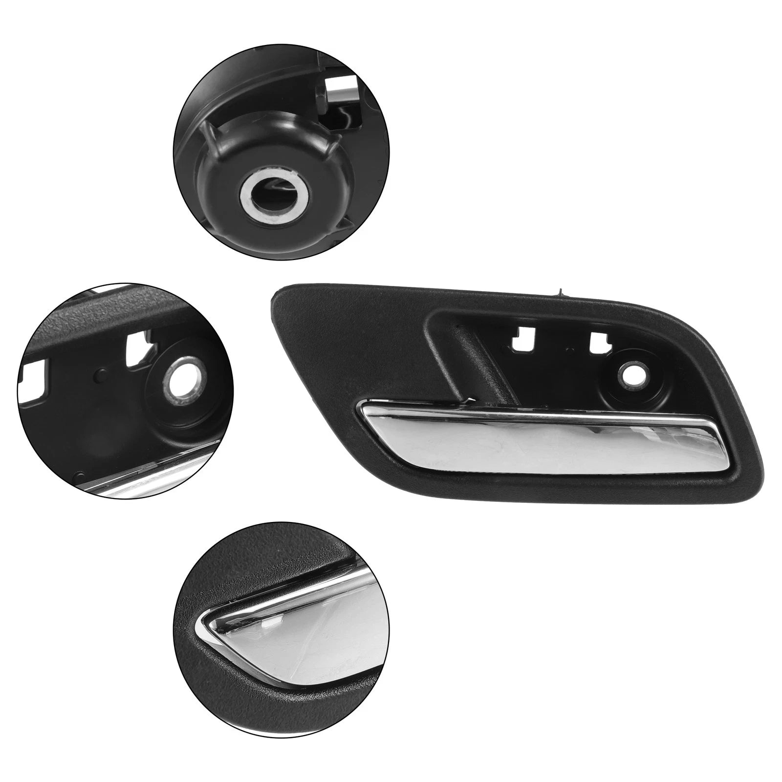 Rear Left Car Inner Door Handle Replacement for Chevrolet Silverado 2500 (2011–2024)