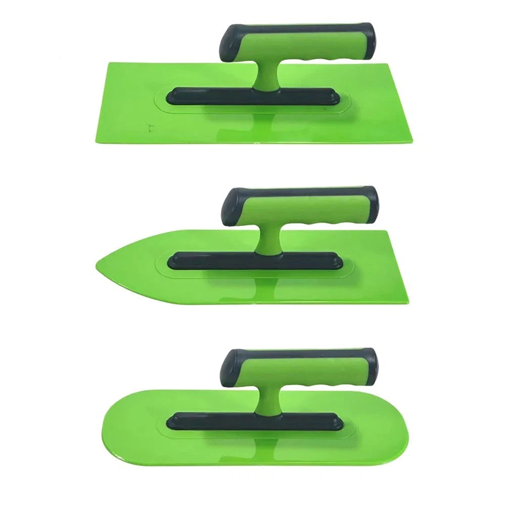 3X Plastic Cement Plastering Trowels for Lightweight Concrete Tools (25cm)