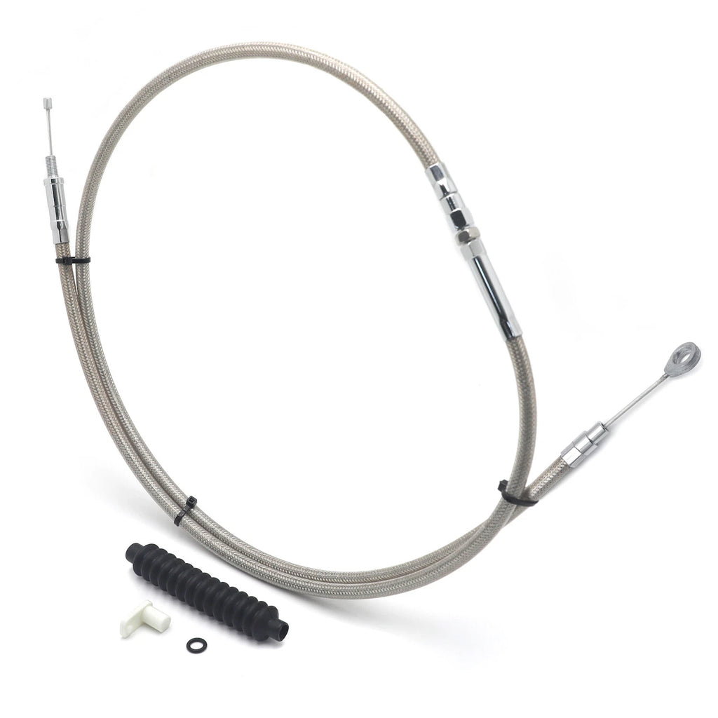 Stainless Braided Clutch Cable for Harley Electra Glide (2002–2006)