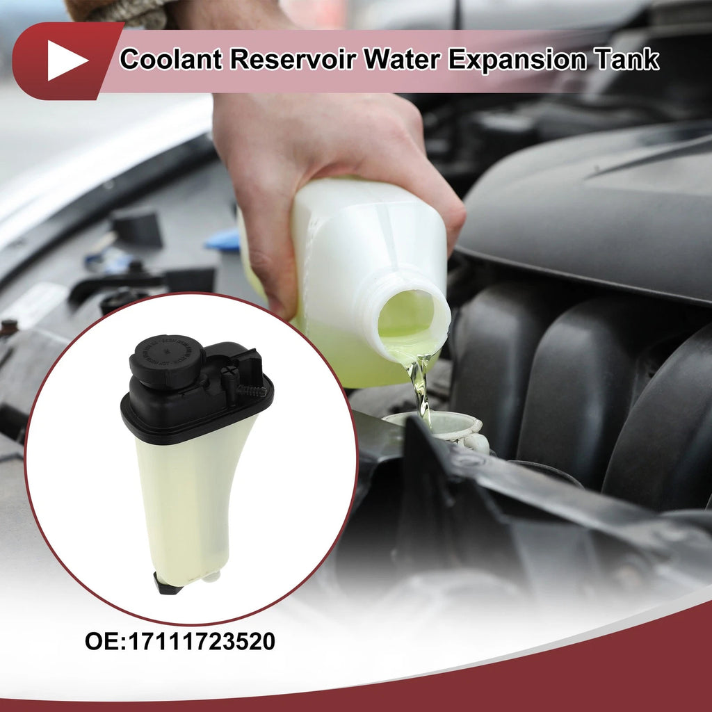 Coolant Expansion Tank with Cap Replacement for BMW E36 3 Series Z3 (1992–2006)