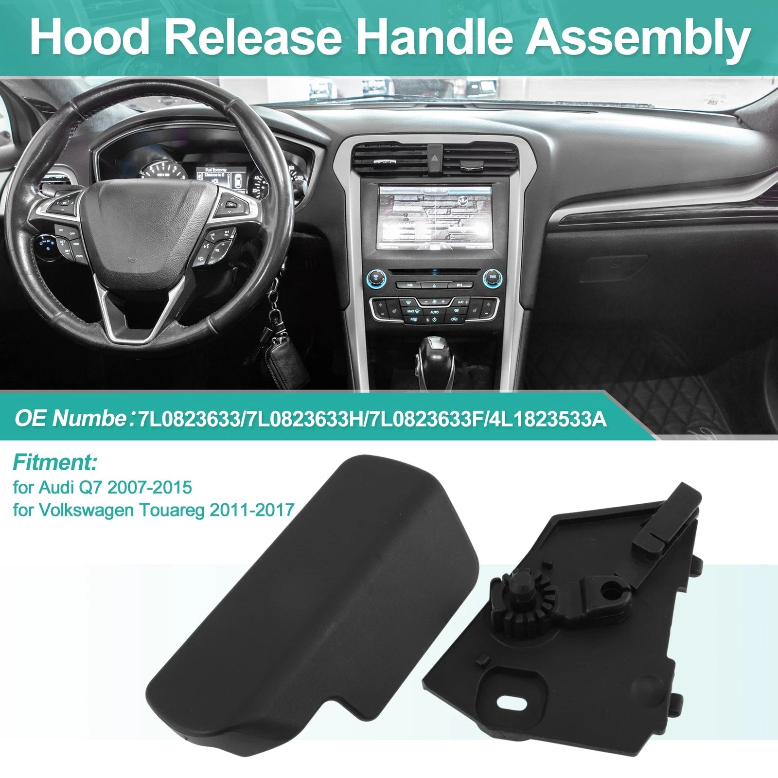 Hood Latch Release Handle for Audi Q7 (2007–2015)