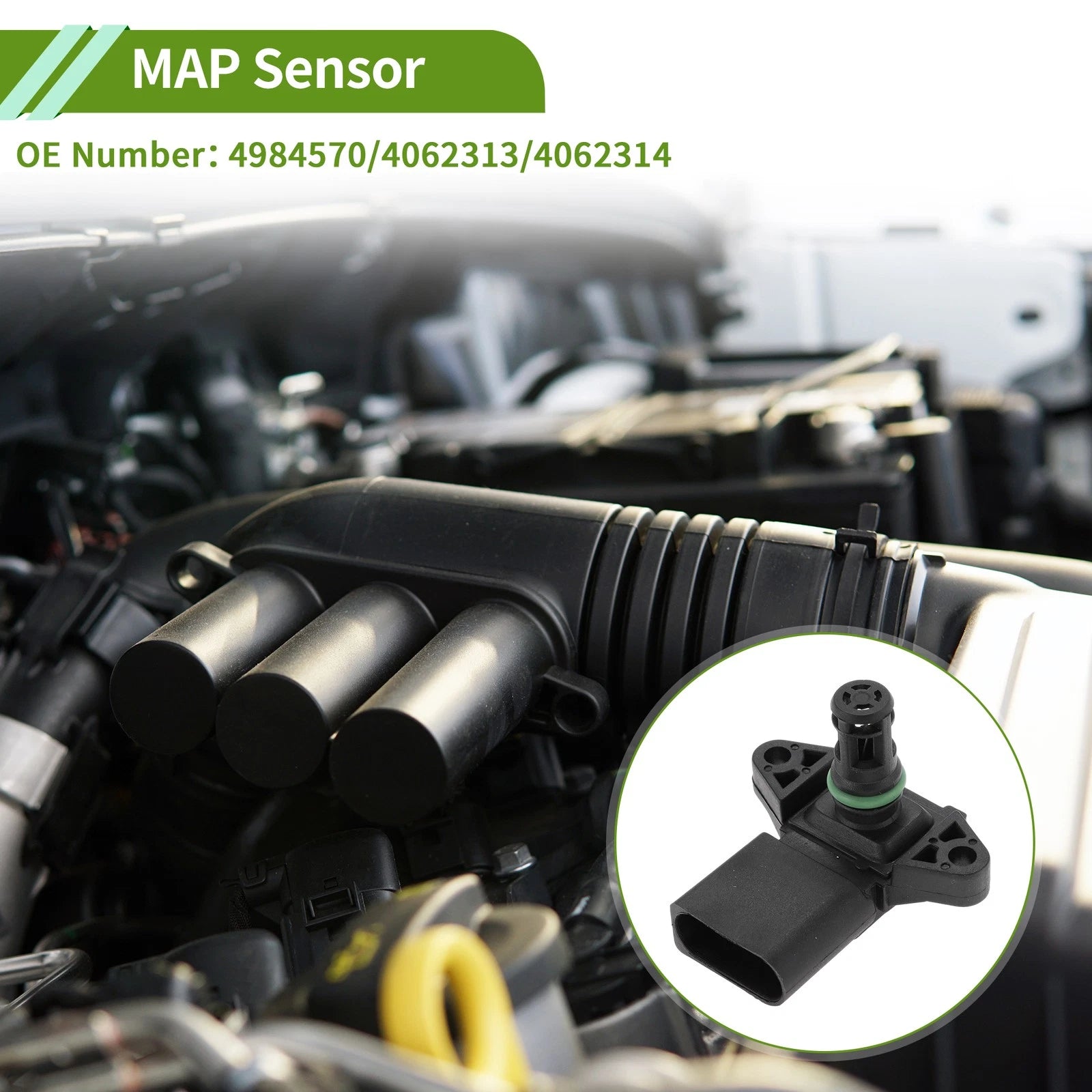 Manifold Absolute Pressure MAP Sensor for Dodge Ram 2500 3500 (2013–2018)