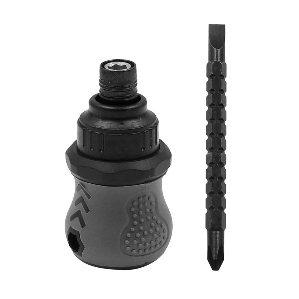 71.5mm Ratchet Screwdriver with Dual Bits and 3-Mode Function