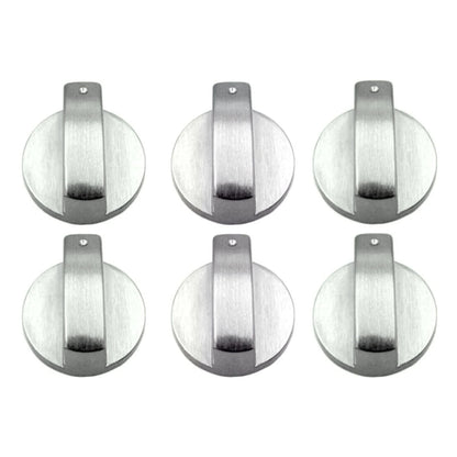 Set of 6 Gas Stove Knobs for Cooker Oven Replacement