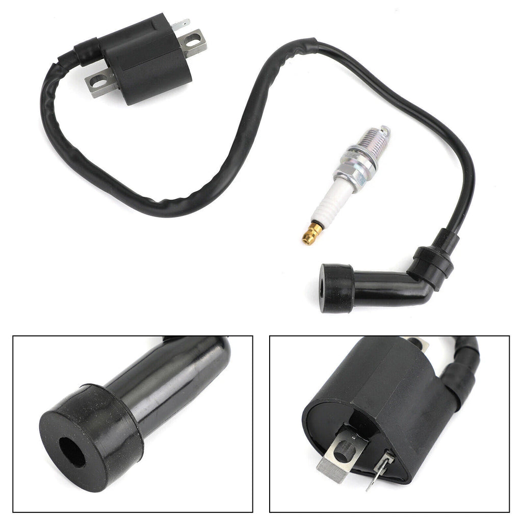 Ignition Coil + Spark Plug for Polaris ATV Trail Boss 325 330 (2003–2005) 31401-40F00 T9