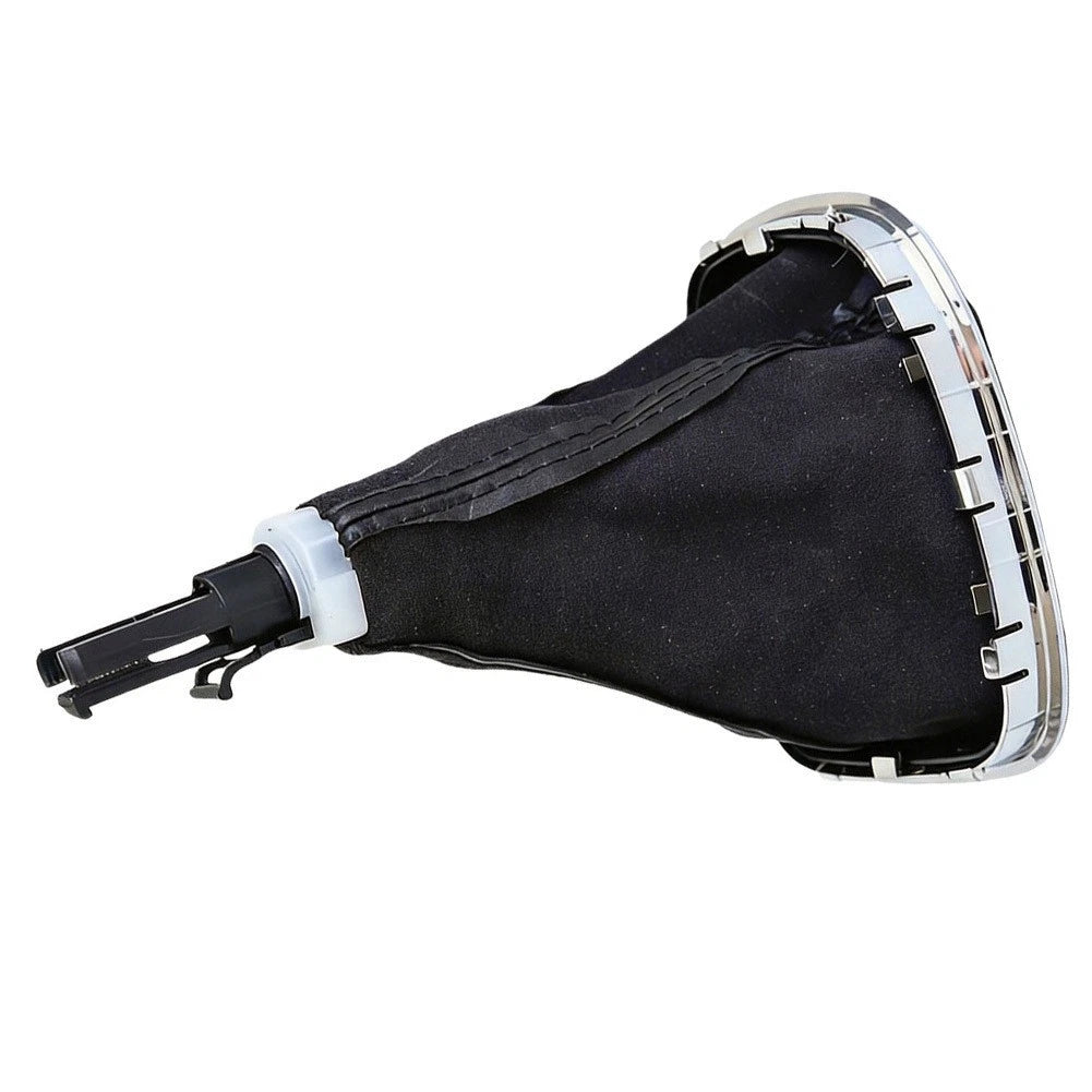 Black Plastic Leather Shift Boot for Opel For Corsa E X15 2014-2019 55496814