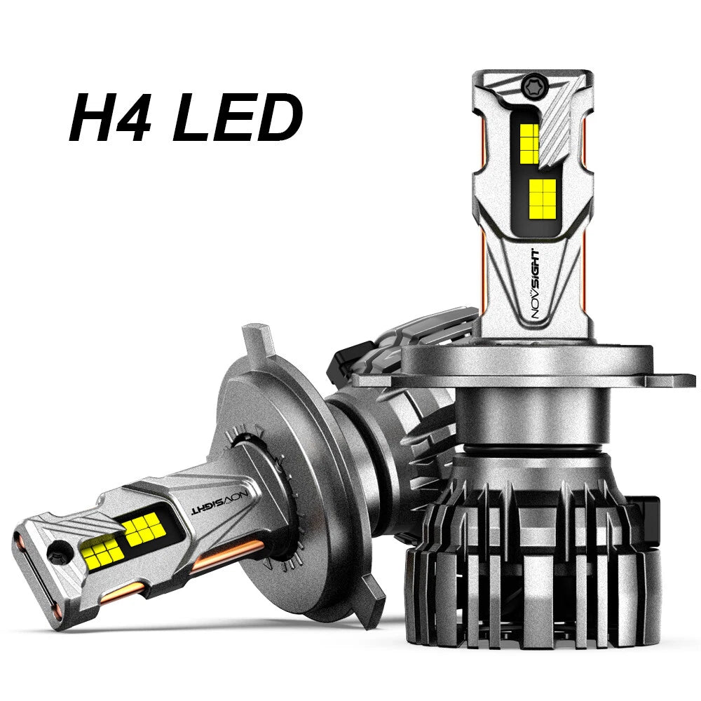 2X H4 9003 LED Headlights Conversion Kit 30000LM 6500K for