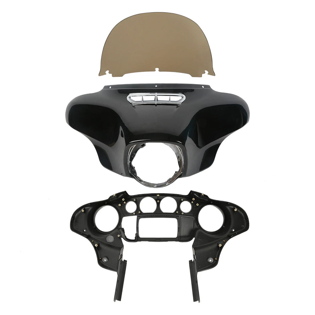 Batwing Fairing Windshield for Harley Electra Glide (2014–2024) 12.5" Smoked