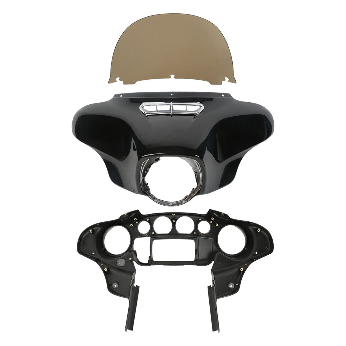 Batwing Fairing Windshield for Harley Electra Glide (2014–2024) 12.5" Smoked